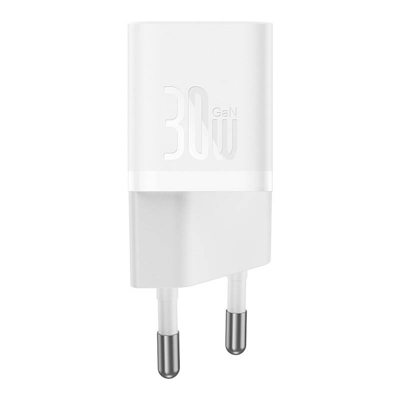 Mini ładowarka sieciowa Baseus GaN5  30W (biała) 2
