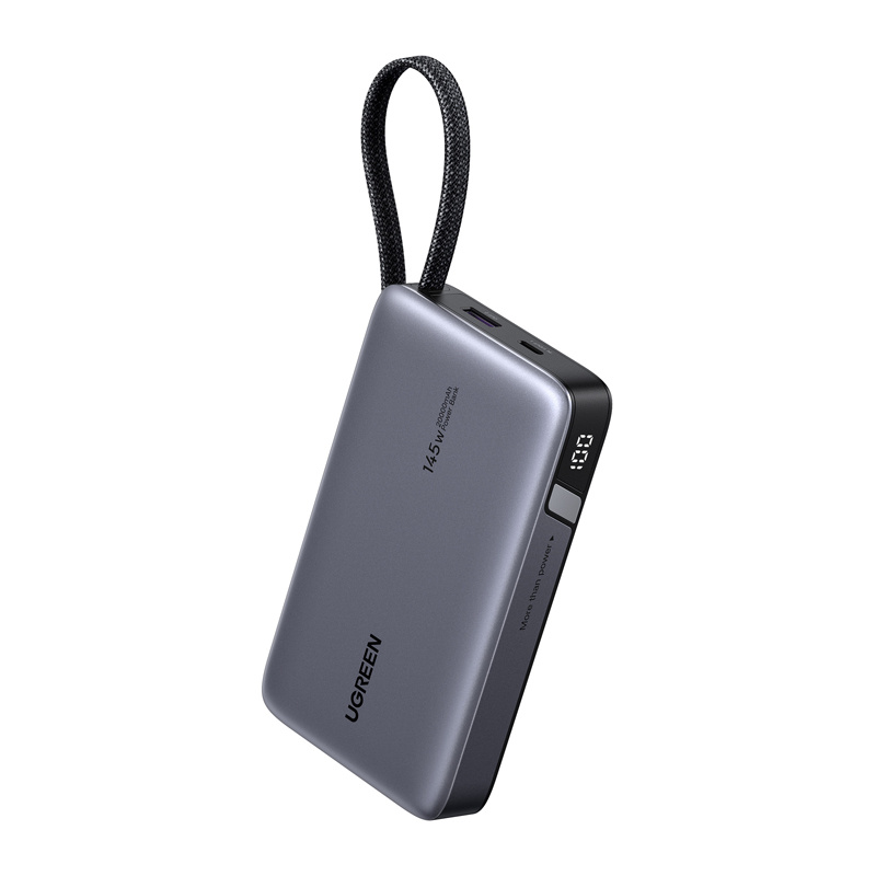 UGREEN PB551 Power Bank, 20000 mAh, 145W, retractable cable 2