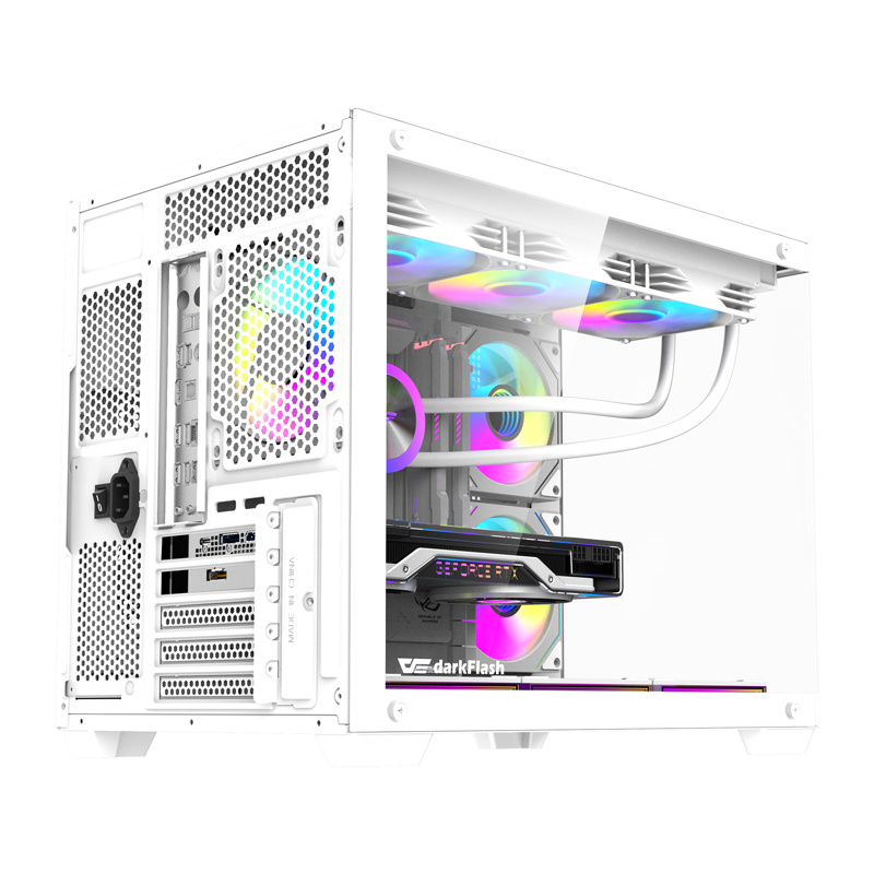 DarkFlash Computer Case B275 White PRO (+6 Fans) 3
