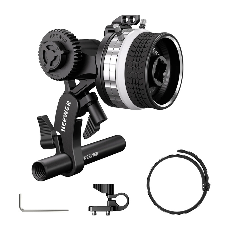 NEEWER METAL MINI FOLLOW FOCUS WITH A/B STOPS