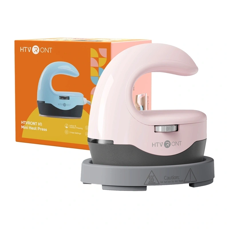Heat press HTVRONT HPM02 Mini4 (pastel pink) 3