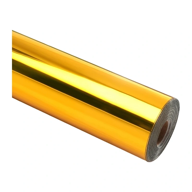 Self-adhesive vinyl HTVRONT Chrome Metallic 30.5cm x 90cm (gold)