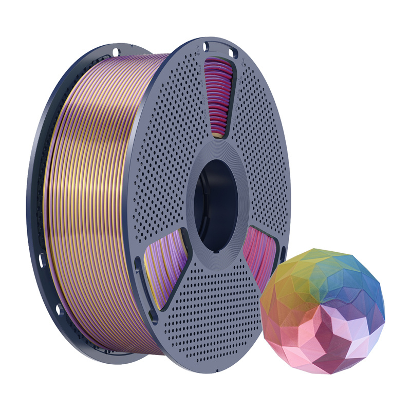 Sunlu Filament PLA+ Silk Forth-Color Blue Purple Red Gold 2