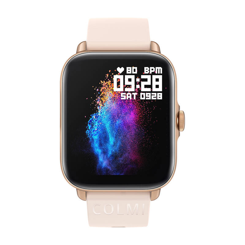 Smartwatch COLMI P28 Plus Złoty IP67 Połączenia 1.69"