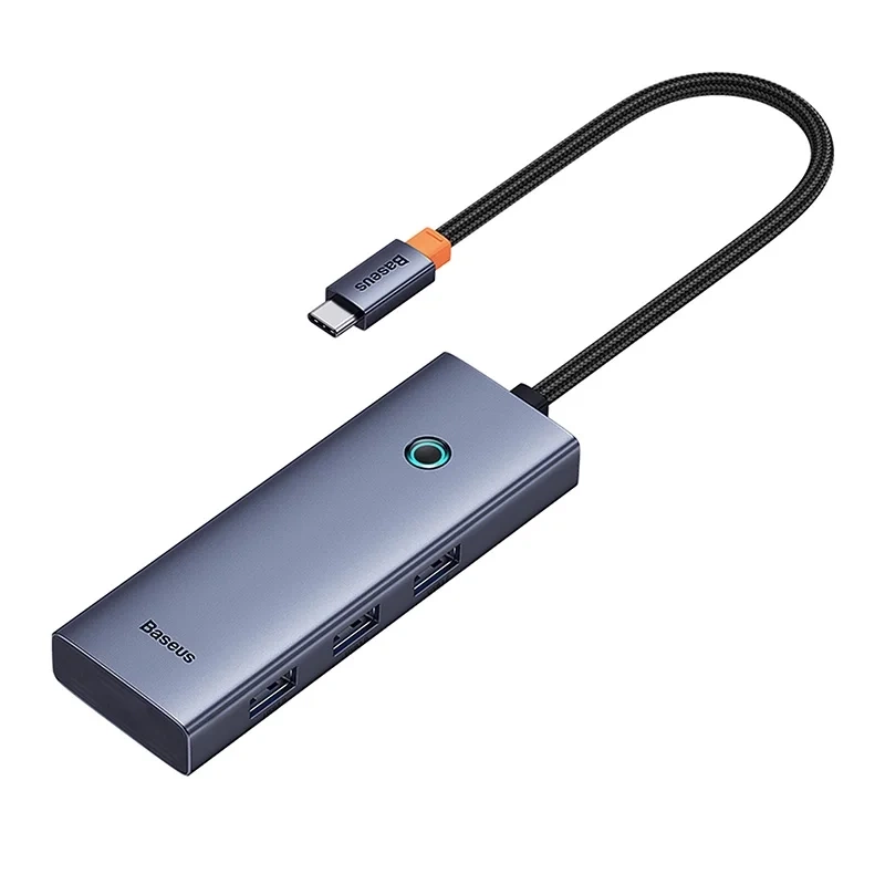 Stacja dokująca Baseus UltraJoy Series 5-Port USB-C do HDMI4K@30Hz + 3xUSB 3.0 + PD (szary) 3
