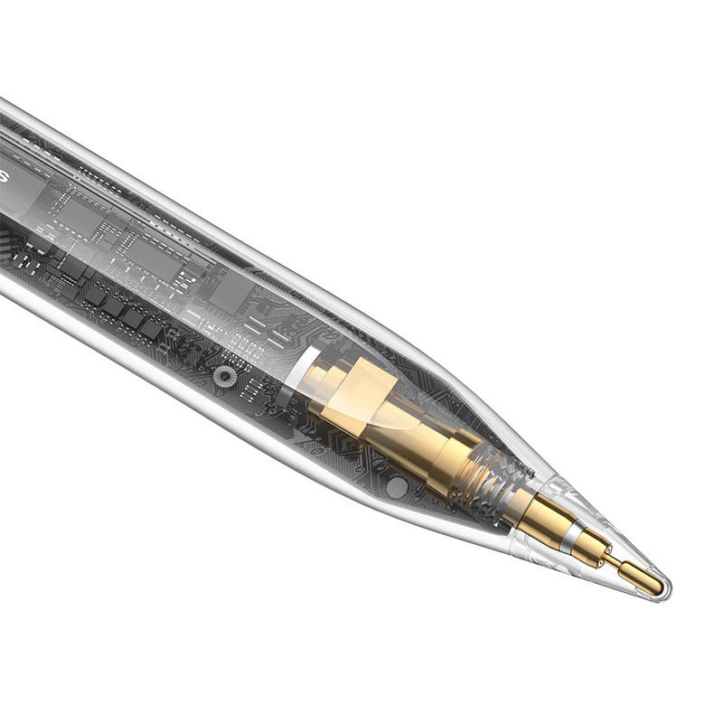 Rysik aktywny BASEUS Stylus ze wskaźnikiem baterii (biały) 4