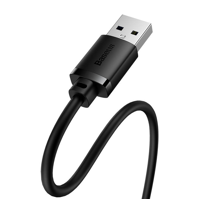 Kabel BASEUS AirJoy USB-A-USB-A przedłużacz 2m (czarny) 5