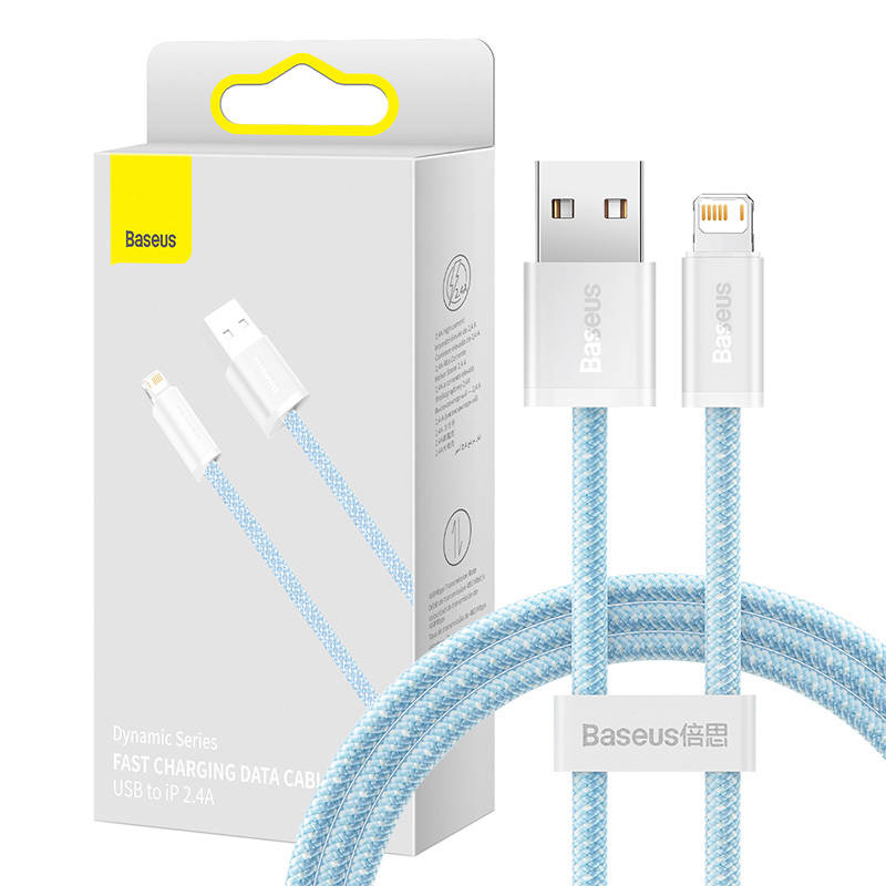 Kabel BASEUS Dynamic USB-A-Lightning 1m (niebieski)