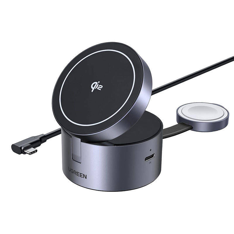 Magnetic Charger 3in1 UGREEN 25W USB-C W712 (black) 2