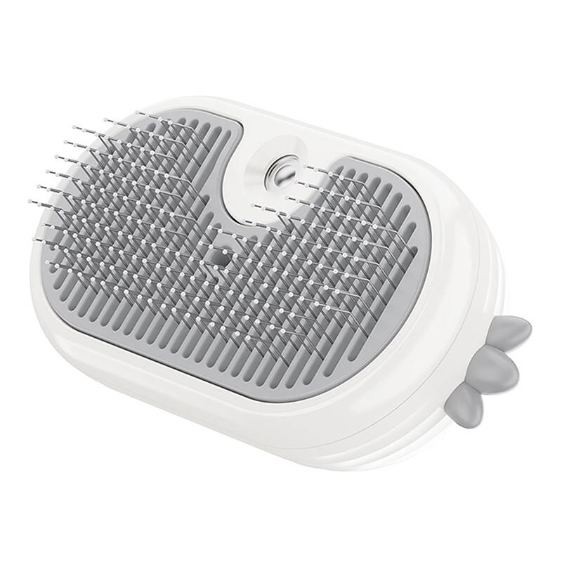 Rojeco Cat Steam Brush with massage function (white) 4