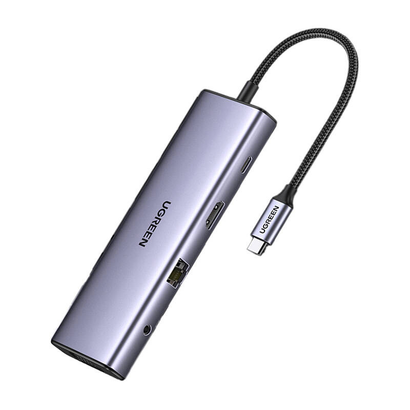 Hub USB UGREEN Revodok CM498 10-portowy USB-C 3