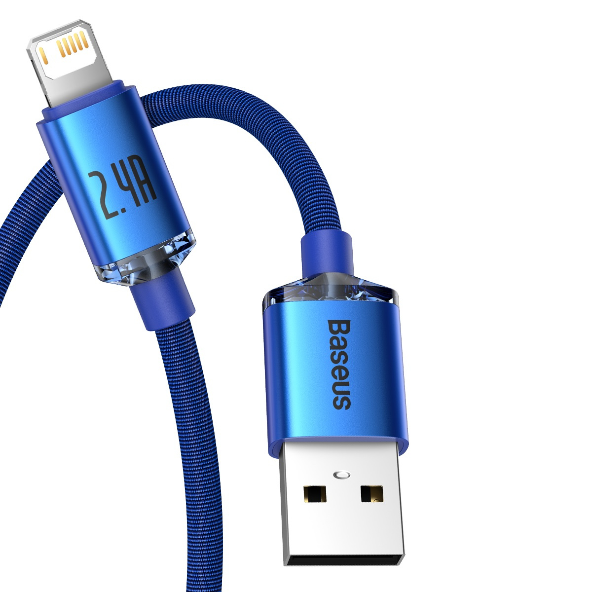 Kabel BASEUS Crystal Shine USB-A-Lightning 1.2m (niebieski) 3