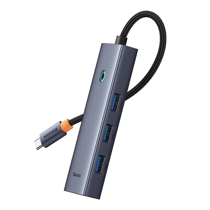 Stacja dokująca Baseus UltraJoy Series 5-Port USB-C do HDMI4K@30Hz + 3xUSB 3.0 + PD (szary) 5