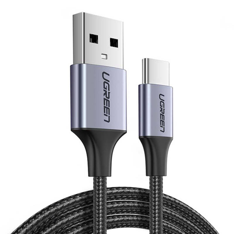 Kabel UGREEN US288 USB-A-USB-C 1m (czarny)