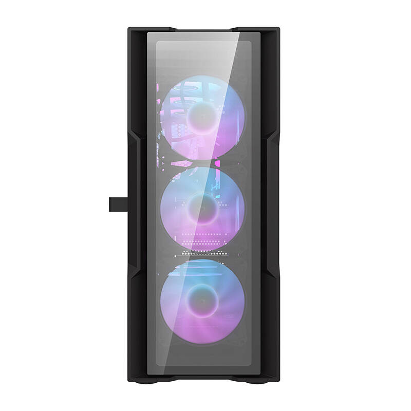 Obudowa komputerowa DARKFLASH DK431 Glass + 4 wentylatory RGB (czarna) 5