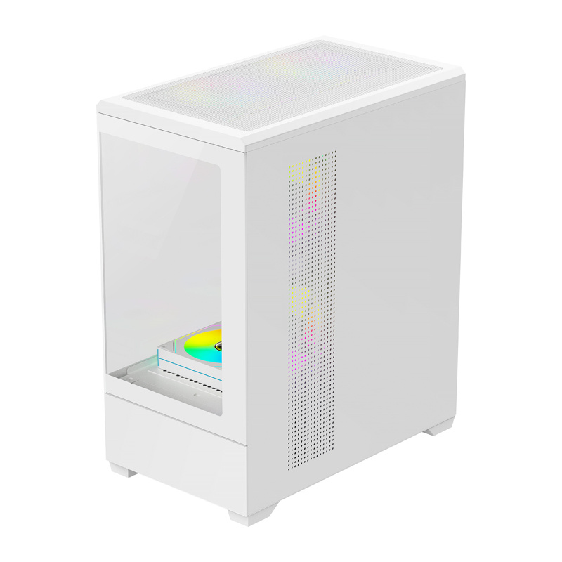 DarkFlash Computer Case C365 White (+5 Fans) 3