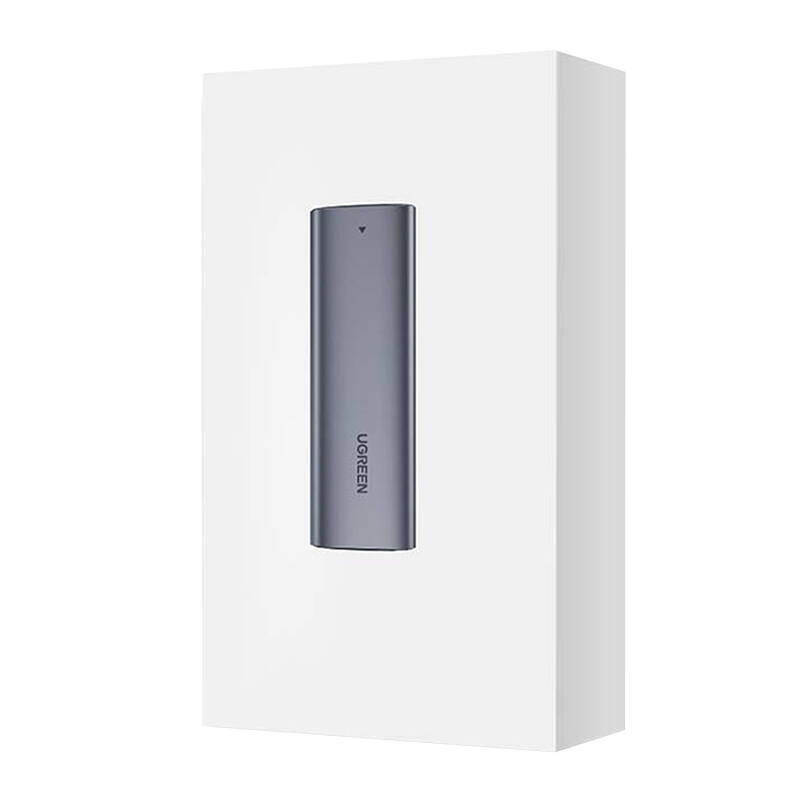 Obudowa dysku UGREEN CM400 M.2 B-key NGFF SATA (szara) 5