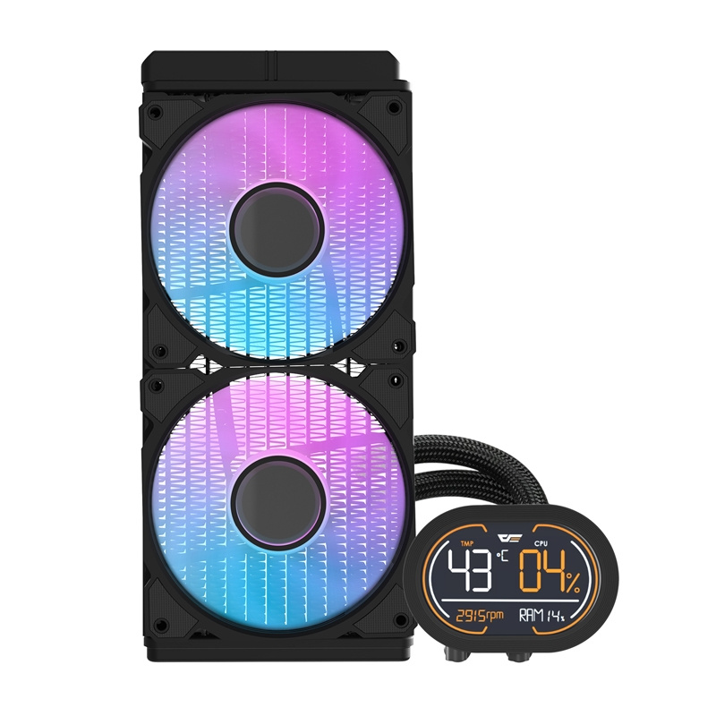 Darkflash Liquid CPU Cooler DH240D Black v2 3