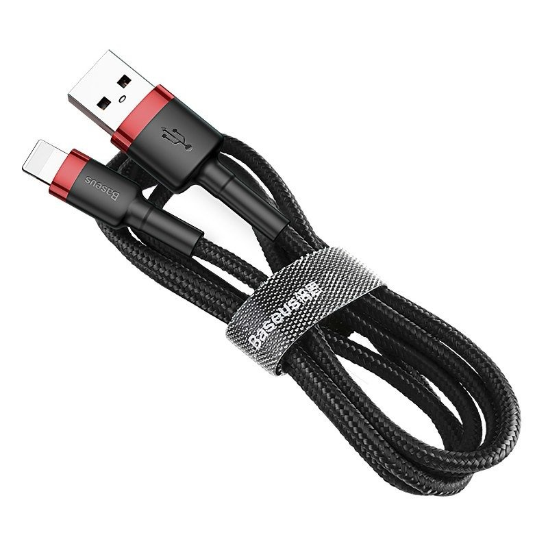Kabel BASEUS Cafule USB-A-Lightning 1m (czarno-czerwony) 2