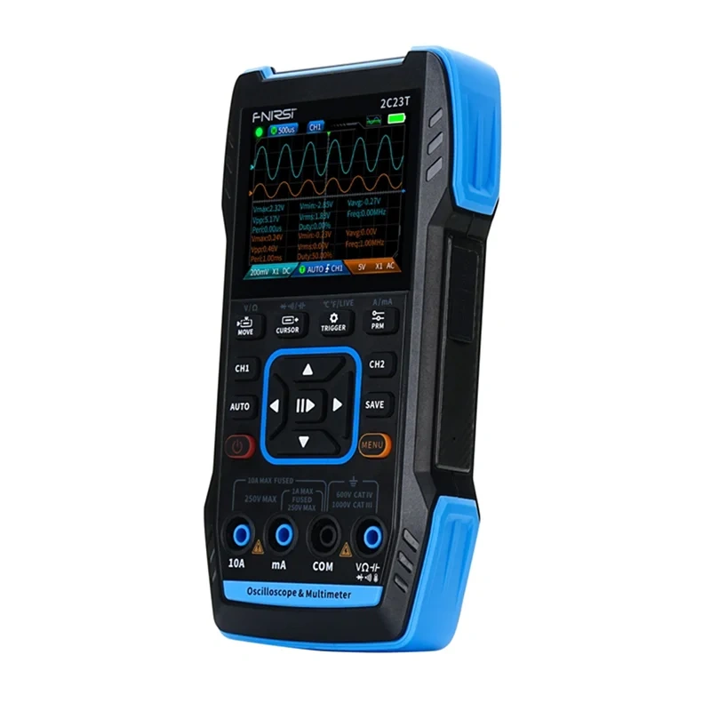 FNIRSI 2C23T portable 3in1 oscilloscope multimeter signal generator 4