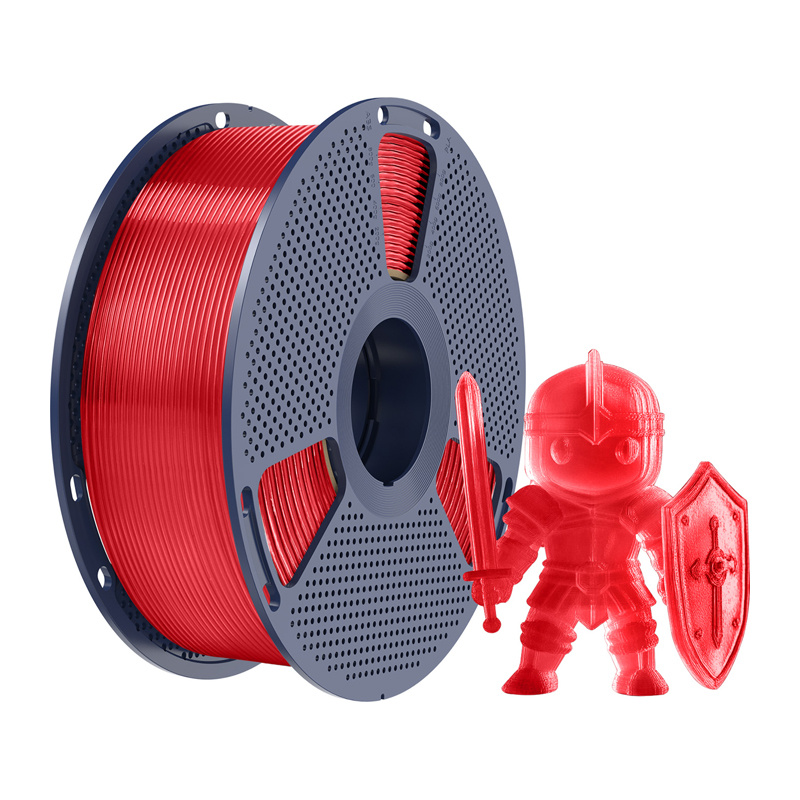 Sunlu Filament PLA+ Transparent Red 2