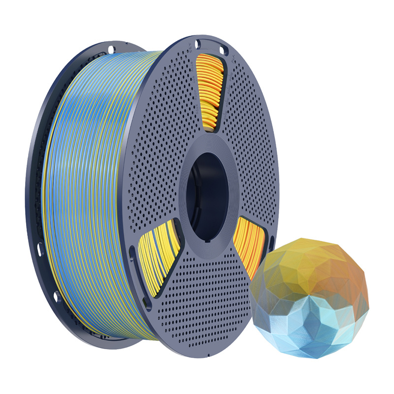 Sunlu Filament PLA+ Silk Forth-Color Blue Purple Orange 2