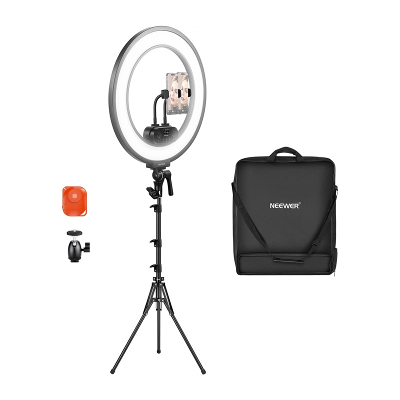 NEEWER RL45B 45W 18" Slim Edge Lit Ring Light Kit