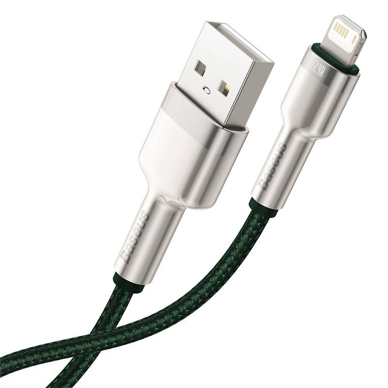 Kabel BASEUS Cafule USB-A-Lightning 1m (zielony) 5