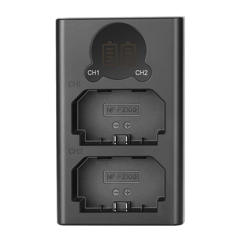 Dual charger for NP-FZ100 batteries NEEWER DL-FZ100 4