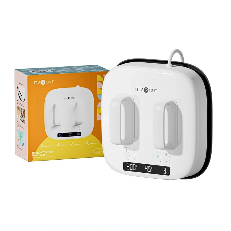 Heat press HTVRONT HPS08 10x10 (white) 2