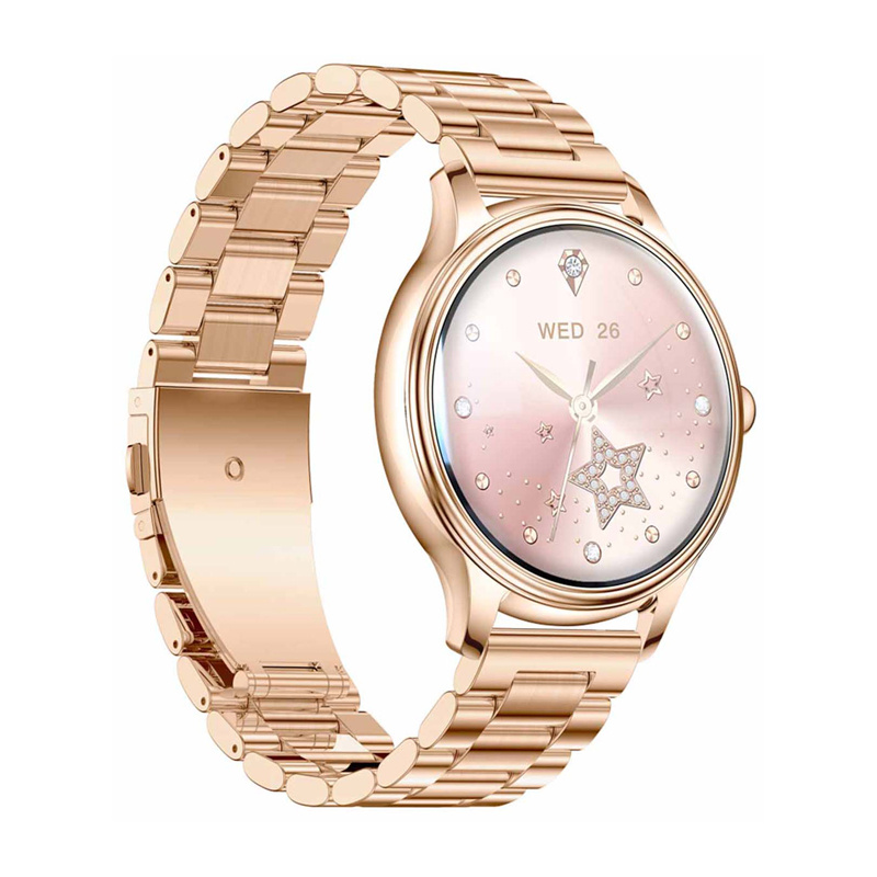 Smart Watch COLMI L28 (Gold + Gold steel strap) 3