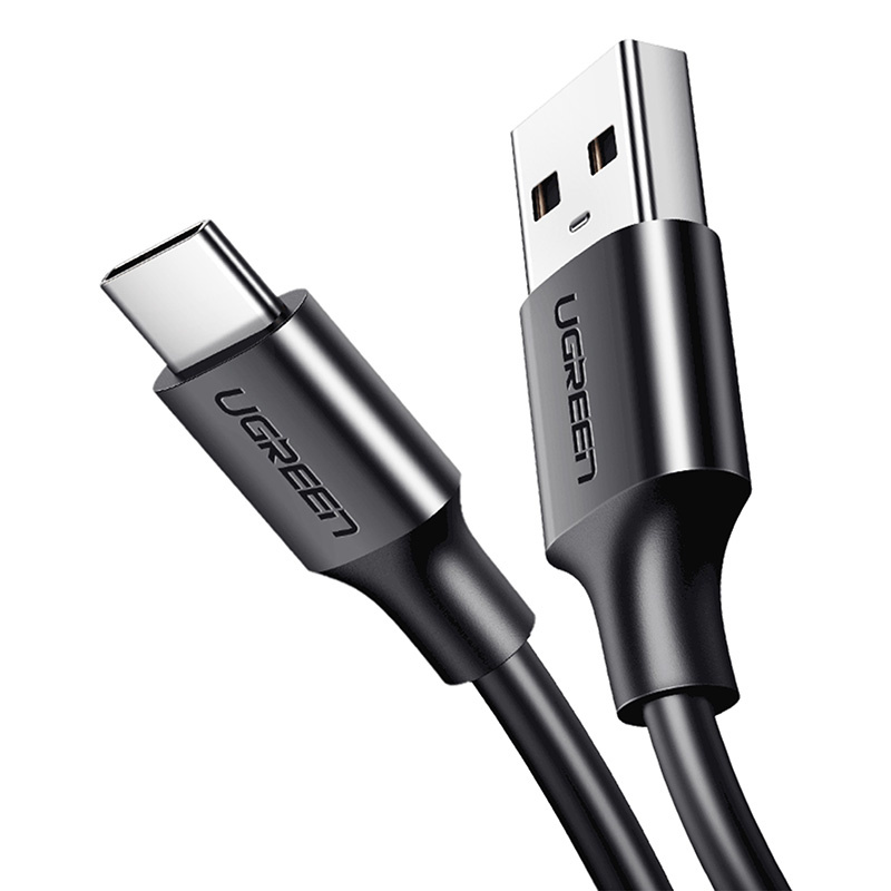 Kabel USB do USB-C UGREEN US287 0,5m (czarny)
