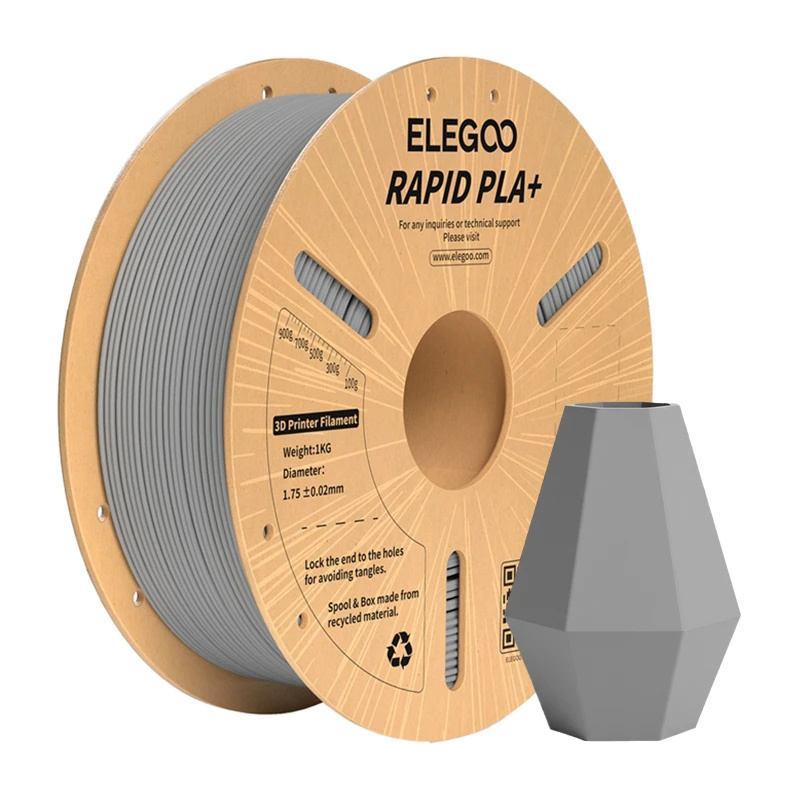 ELEGOO Rapid PLA+ Filament (Grey) 2