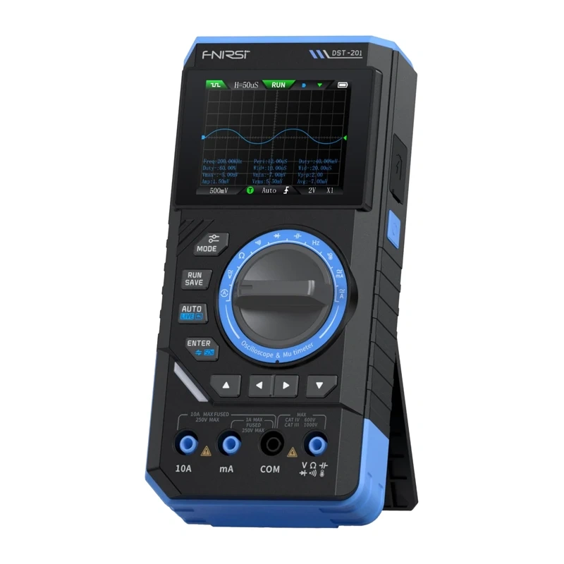 FNIRSI Handheld Digital Multimeter Oscilloscope SigGen 3 in 1 DST-201