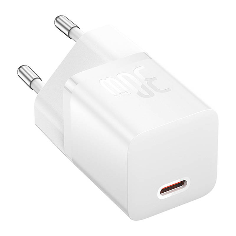Mini ładowarka sieciowa Baseus GaN5  30W (biała) 3