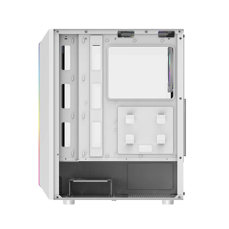 Obudowa komputerowa DARKFLASH DK151 + 3 wentylatory RGB (biała) 5