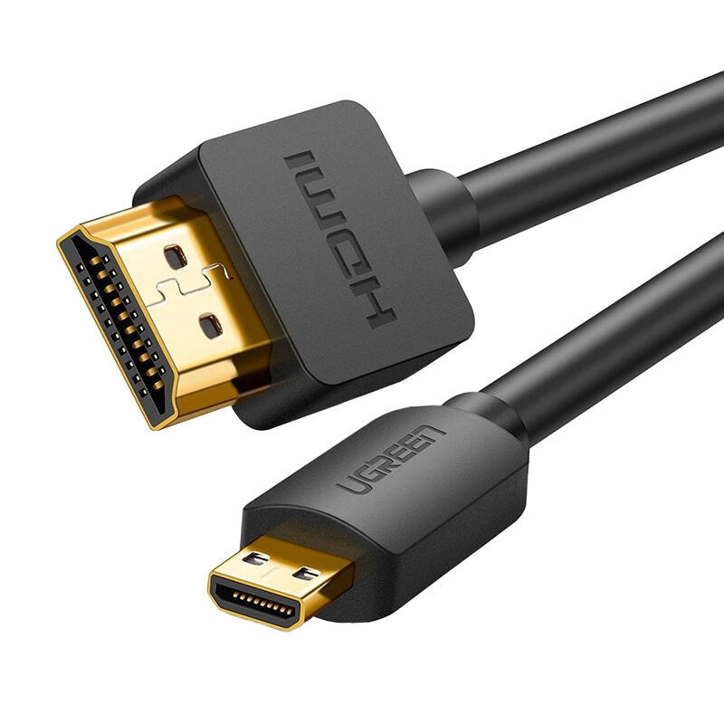 Kabel UGREEN HD127 micro HDMI-HDMI 3m (czarny)