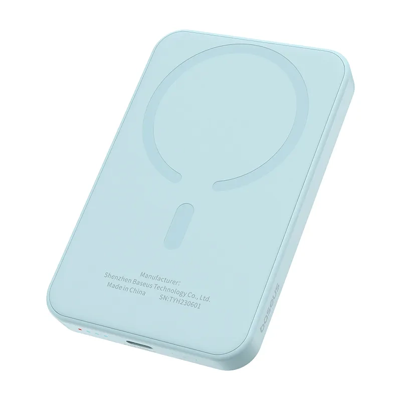 Powerbank BASEUS Magnetic Mini 5000mAh 20W USB-C (niebieski) 5