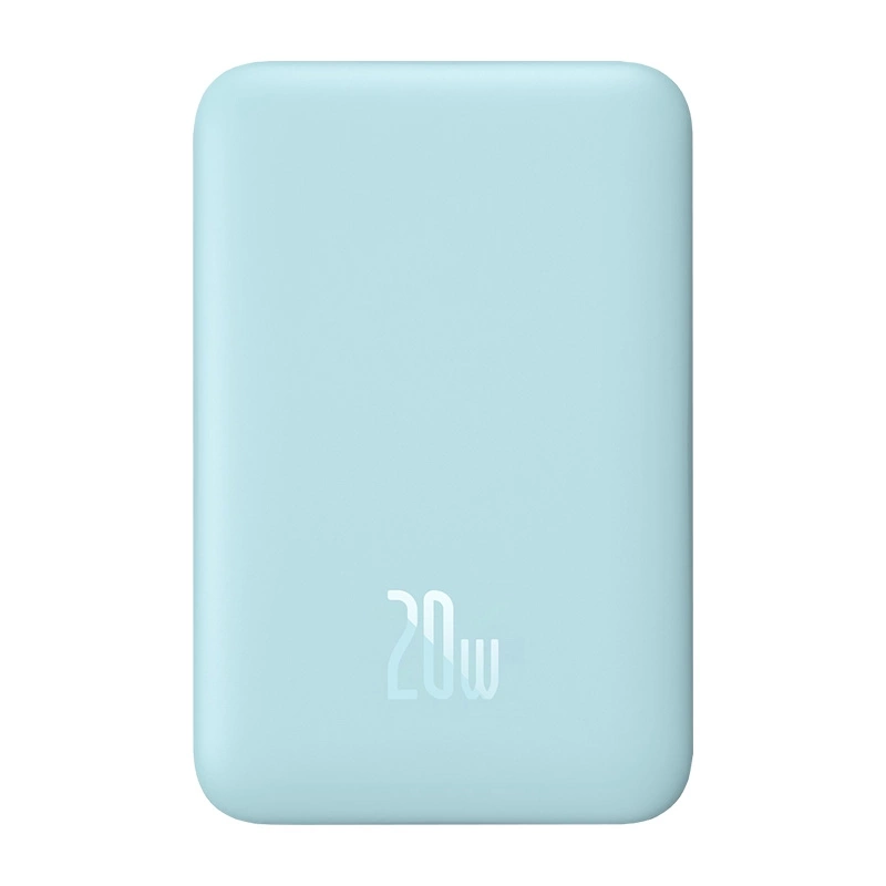 Powerbank magnetyczny Baseus Magnetic Mini 10000mAh, USB-C 20W MagSafe (niebieski) 3