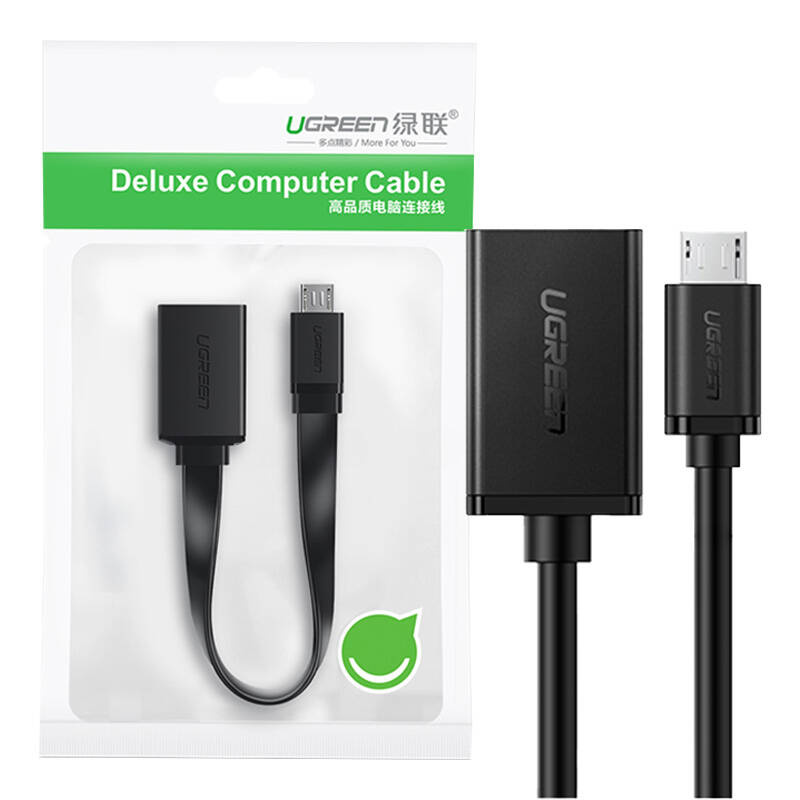 Adapter UGREEN US133 USB-A-micro USB OTG (czarny) 2