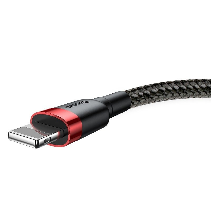 Kabel BASEUS Cafule USB-A-Lightning 1m (czarno-czerwony) 4