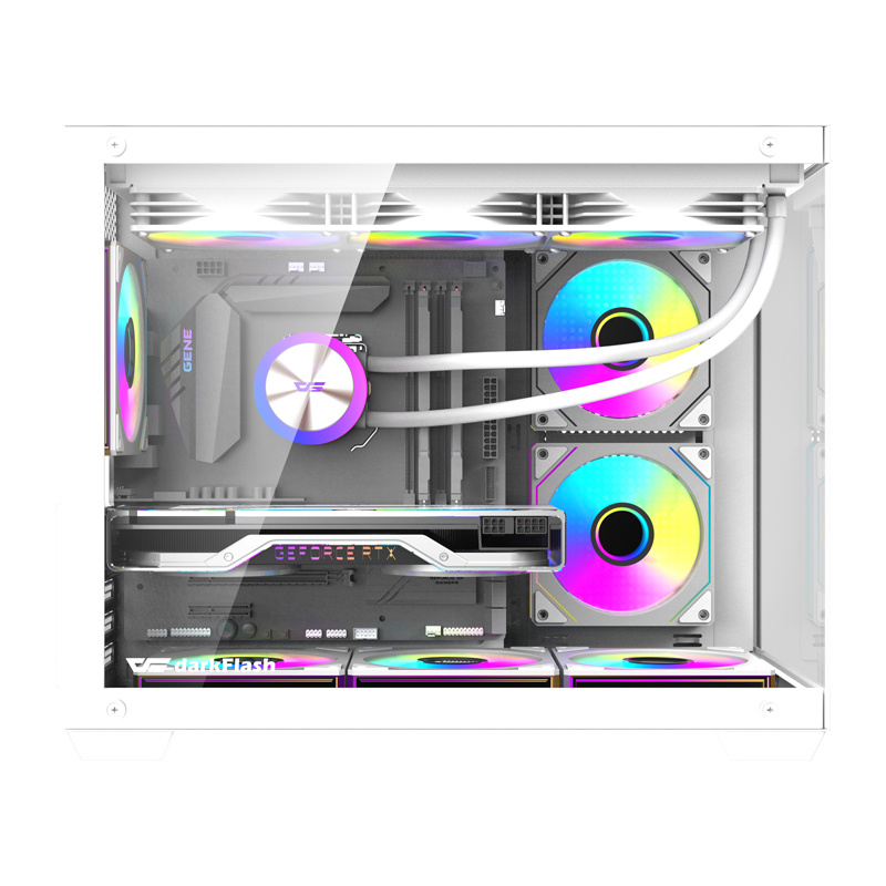 DarkFlash Computer Case B275 White PRO (+6 Fans) 4