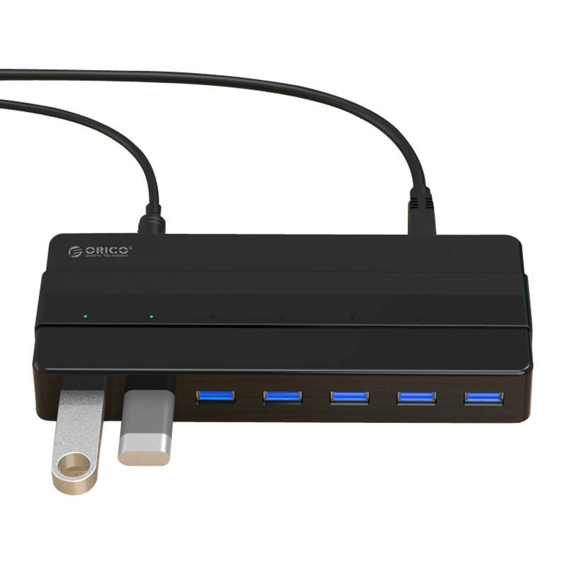 Adapter Hub Orico 7xUSB 3.0 (czarny)