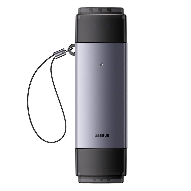 Czytnik kart pamięci BASEUS Lite Series SD/TF USB-A+USB-C (szary) 2