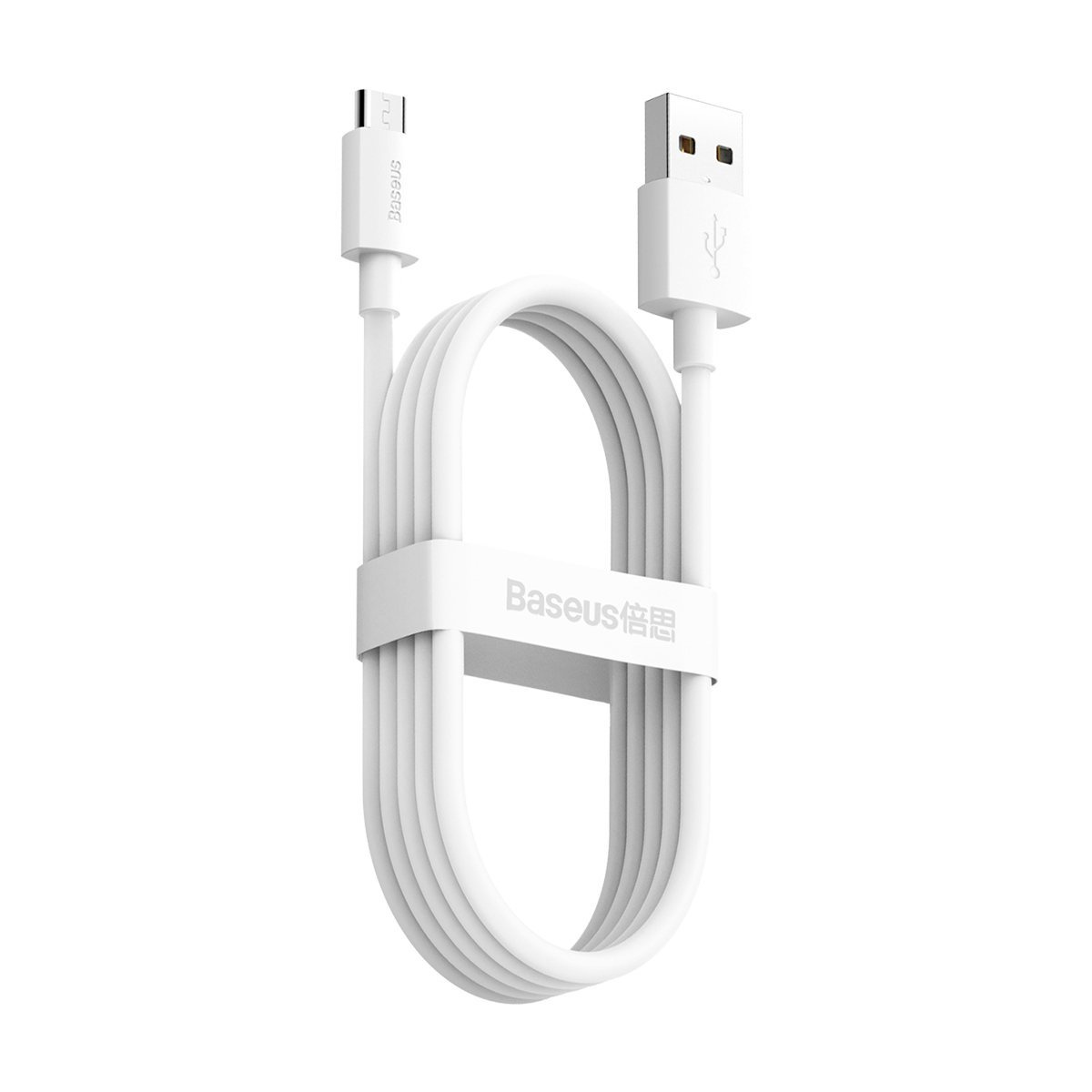 Kabel BASEUS Simple Wisdom USB-A-micro USB 1.5m 2szt. (biały) 5
