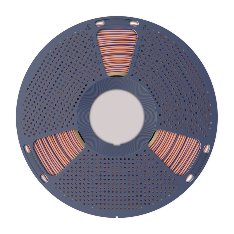 Sunlu Filament PLA+ Silk Tri-Color Orange Blue Green 3