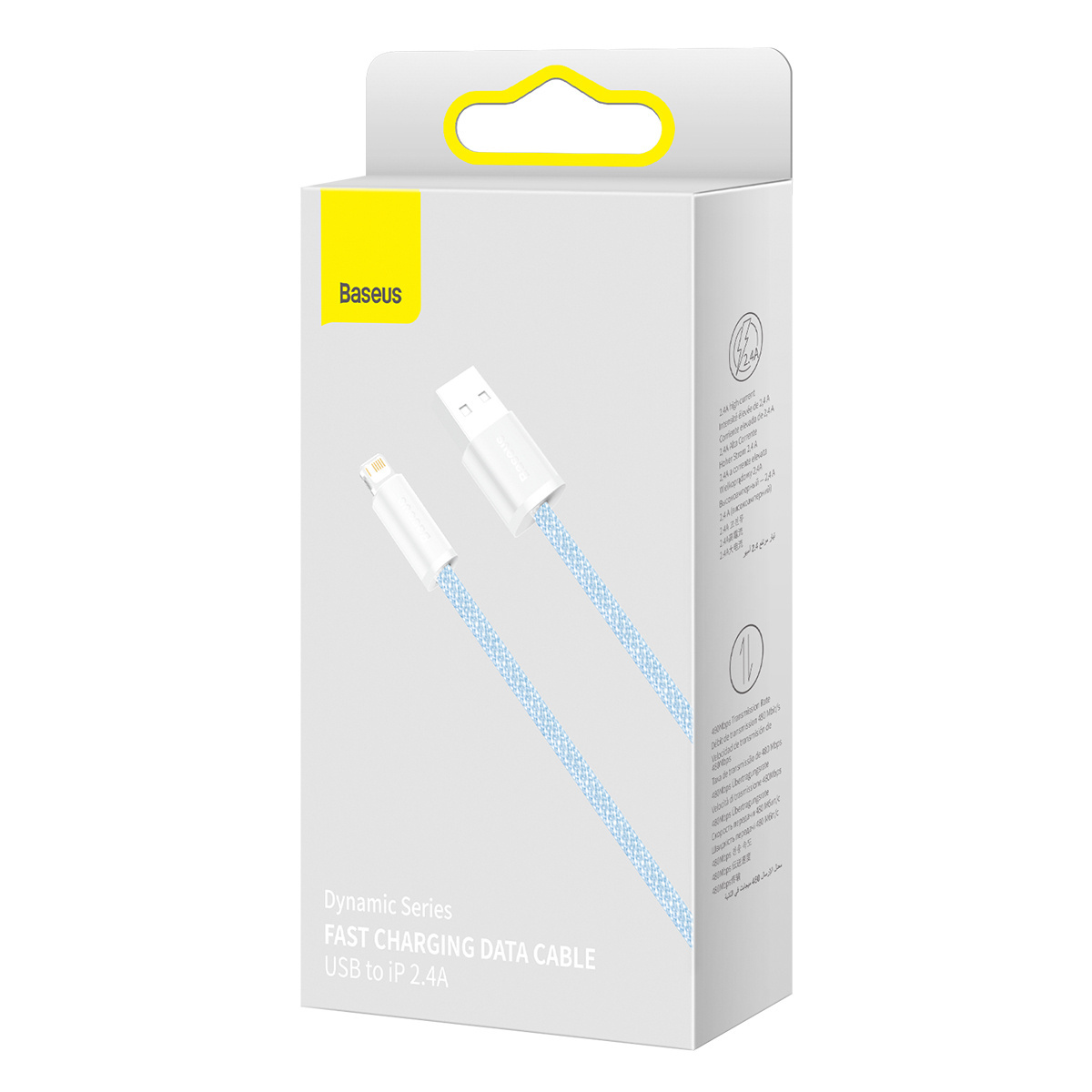 Kabel BASEUS Dynamic USB-A-Lightning 1m (niebieski) 5