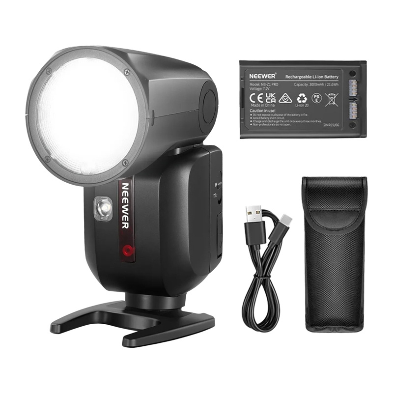 Neewer Z2-S TTL ROUND HEAD FLASH SPEEDLITE For Sony 3