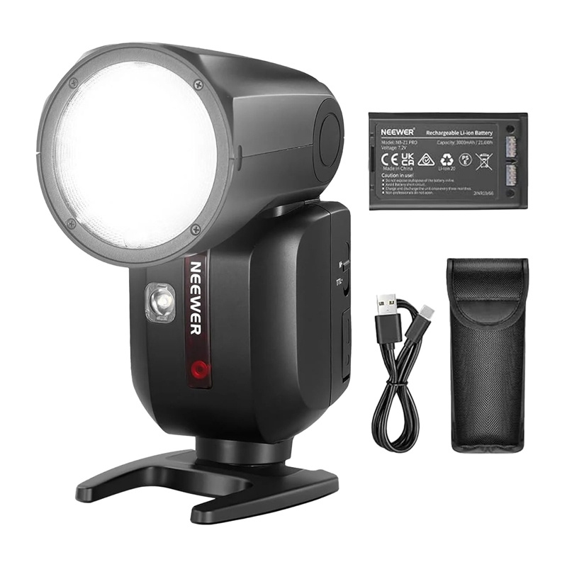 Neewer Z2-C TTL ROUND HEAD FLASH SPEEDLITE For Canon 3