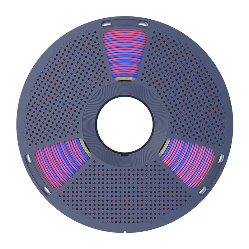 Sunlu Filament PLA+ Silk Dual Color Red Blue 3
